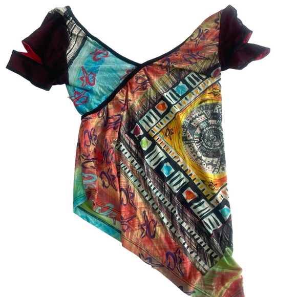 Vintage Save The Queen Asymmetric Top
